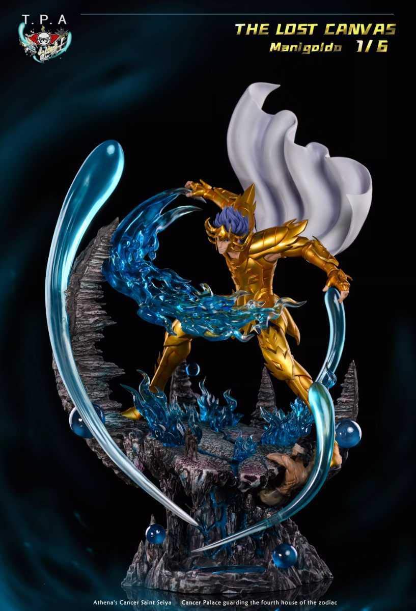 聖闘士星矢 海外　THE LOST CANVAS マニゴルド　フィギュア 聖闘士星矢 海外THE LOST CANVAS マニゴルドフィギュア